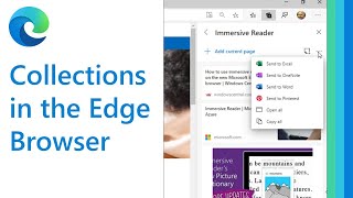 how to use microsoft edge collections