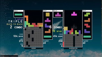 Intense 1v1 with Doremy - Tetr.io