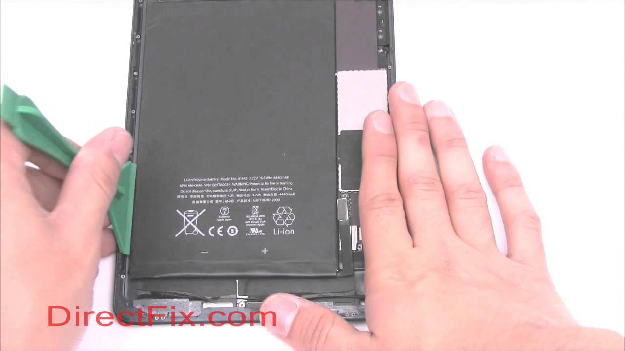 How To: iPad Mini Battery Replacement  DirectFix.com - YouTube