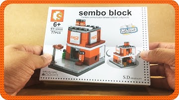 Coca Cola Building Blocks Sembo Block SD6606 - SPEED BUILD