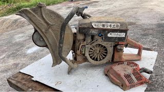 Restoration Of Concrete Cutters Left Behind For Many Years | Restore Construction Machine K 950