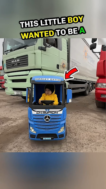 Mimpi Anak Ini: Ingin Menjadi Sopir Truk 🚚#shorts