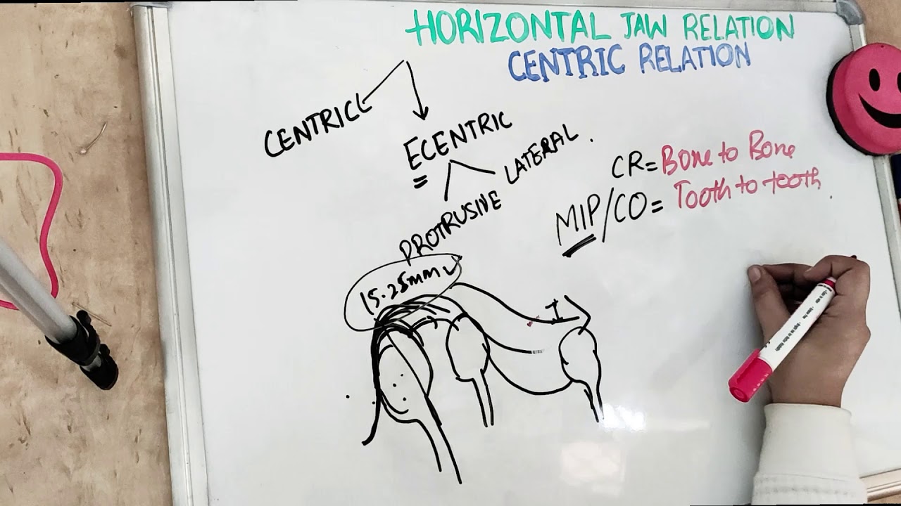 centric jaw relation in complete denture easy explanation YouTube
