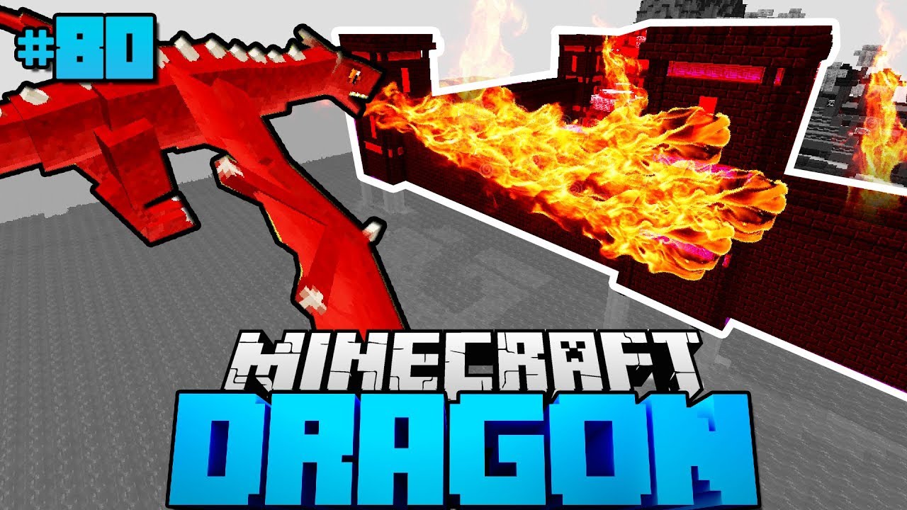FLAMPINGON GREIFT MEINE BURG AN?! - Minecraft Dragon #80 [Deutsch/HD] lets play a little game
