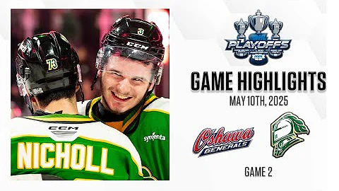 OHL Highlights: Oshawa Generals @ London Knights May 10, 2025