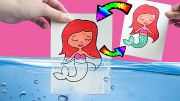 ¿Cuál es el último color que desaparece en el agua?