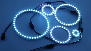 WS2812B LED Pixel Ring 8/12/16/24/35/42Leds Individually Addressabl
