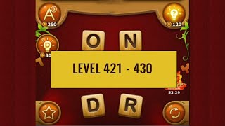 Word Connect level 421-430