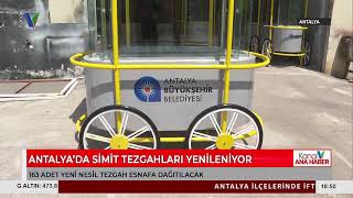 Antalyada Simit Tezgahları Yenileniyor Resimi