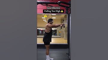 Straight Arm Pulldowns: Notice the Difference #pullovers