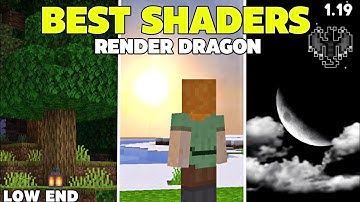 TOP 3 BEST SHADERS FOR MINECRAFT POCKET EDITION 1.19( RENDER DRAGON SUPPORT)| LOW END DEVICE SHADER