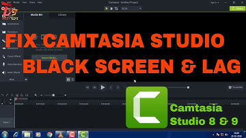 Fix Black Screen & Lag in Camtasia Studio 8 & 9 2018 |Best Video Recording and Editing Tool 2018