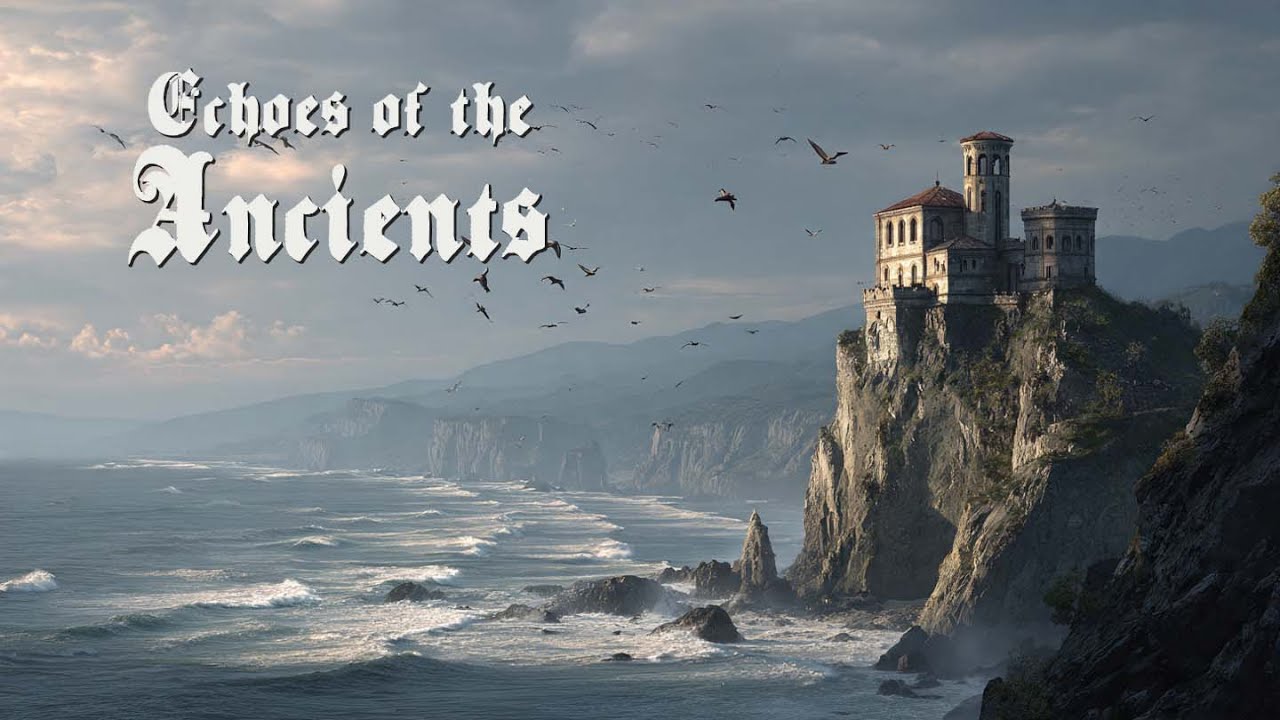 Celtic Fantasy Music - Peaceful Fantasy Valley with Soft Celtic Harp Echoes / Focus for Work