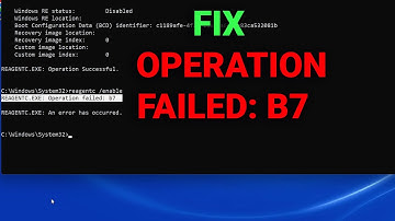 Fixing Yet another Windows cryptic & lame error message :REAGENTC.exe: Operation failed : b7 !