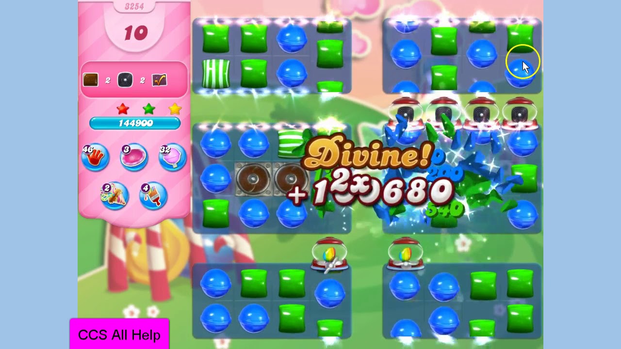 Candy Crush Saga All Help Candy Crush Saga Level 3254 Tips And Video