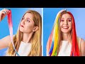 FUNNY 100 LAYERS CHALLENGE || 100 Layers Of Hair And Awkward Moments by 123 GO! GOLD