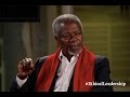 Kofi Annan: leaders are there to serve