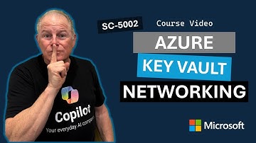 Configure Azure Key Vault networking settings SC-5002