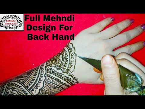 Piche Hath Ka Simple Mehndi Design Mmod