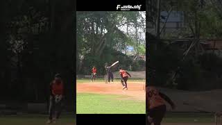 സിക്സടി വെറുമൊരു ഹോബിയാക്കി മാറ്റി ബാറ്റർ #cricket #technopark #prathidhwani #shorts #cricketlover