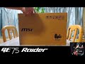 MSI GE75 RTX 2060 Raider unboxing (LG V50 camera)