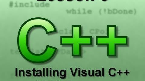 C++ Console Lesson 0: Installing Visual C++ 2010 Express