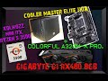 сборка (micro-ATX  в MINI ITX) AMD💝 Ryzen 5 3500 RX 480 8gb COLORFUL A320M-K PRO