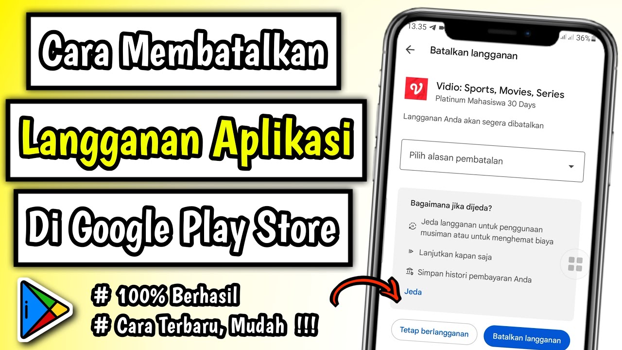 Cara Membatalkan Langganan di Play Store Batalkan Langganan Google