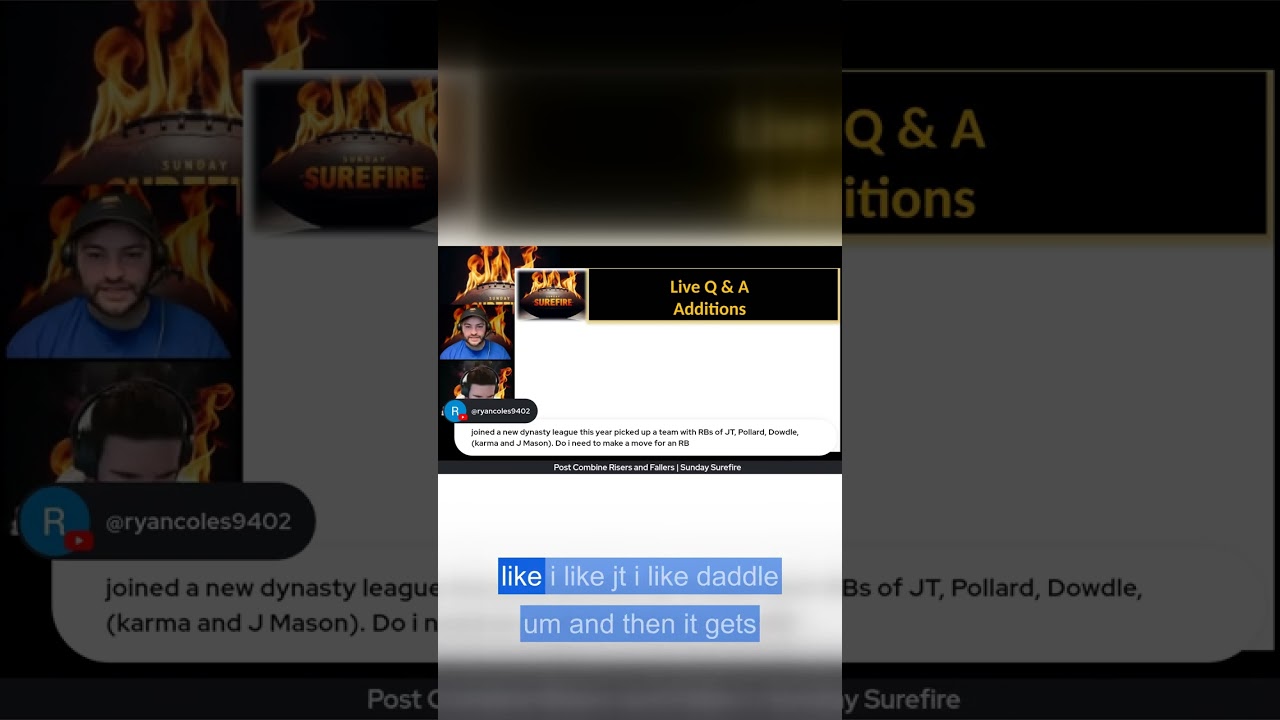 Orphan team advice: Do you need a running back?