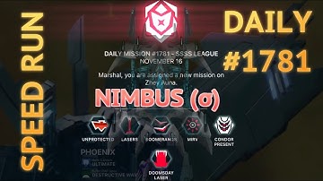 SPEED RUN: daily #1781 - SIGMA NIMBUS - Phoenix II - Marshal S4