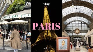 Paris Vlog ep.2walking the left bank of the Seine (*cafes & museum)