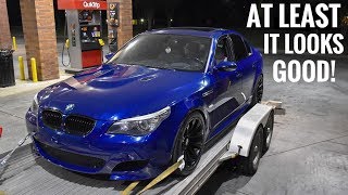 My Bmw M5 is fixed but immediately breaks down during EddieX review