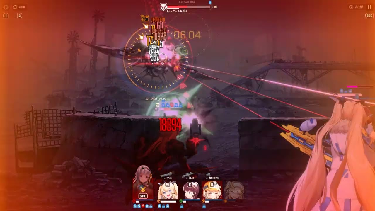 NIKKE Hard Campaign 08-27 - Bow Tie 149k Clear