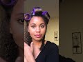 Naturally Curly Hair to Soft Curls using Velcro Rollers