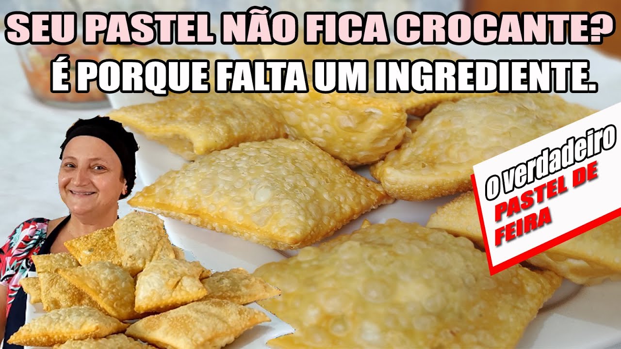 COMO FAZER PASTEL DE FEIRA - RECEITAS DA ROSA