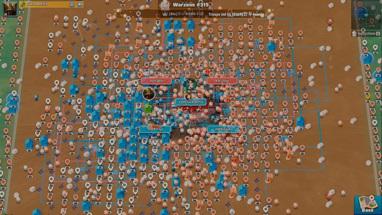 LastWar Warzone Duel Round 1 - #309 vs #315