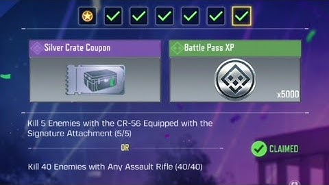 Call of Duty Mobile Kill 40 Enemies with Any Assault Rifle Task Complete