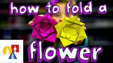 How To Fold An Easy Origami Flower