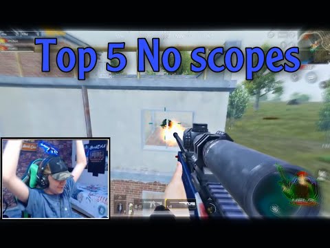 Видео: PUBGM - Top 5 No scopes By Pros & Youtubers #3