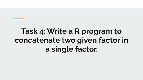 R programming Exercise Video Part 4 [Factor]