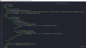 Curso BOOTSTRAP desde 0 037 Checkboxes y Radio Buttons