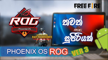 Phoenix OS ROG VER 3 Installing Guide
