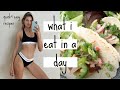What I Eat in a Day as a model to stay fit, lean & healthy // quick & easy, healthy recipes