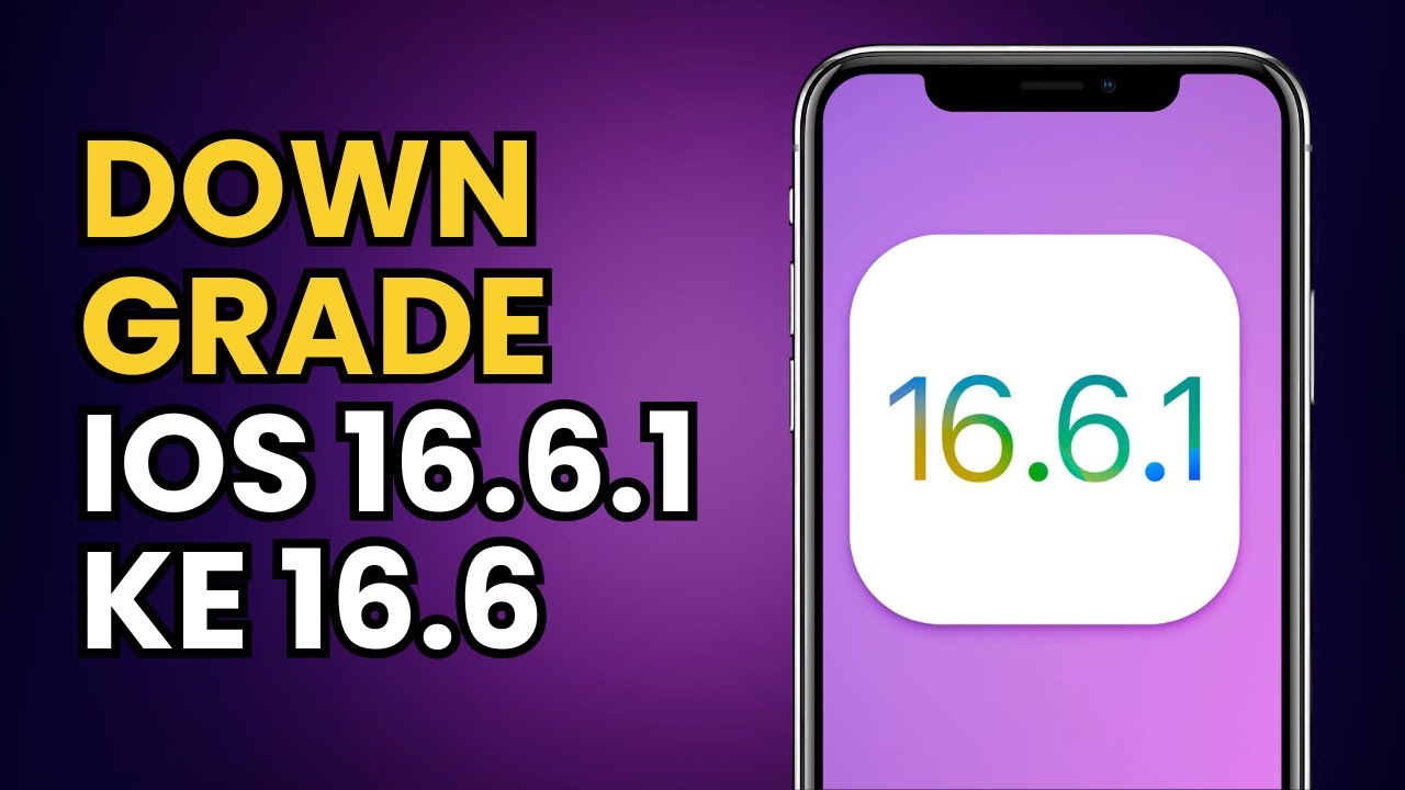 CARA DOWNGRADE IOS 16 6 1 KE IOS 16 6 FULL TUTORIAL YouTube Cara Downgrade Ios 16 6 1 Ke Ios 16 6 Full Tutorial Youtube
