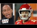 The Patrick Mahomes GOAT talk is over! - Stephen A. on the Chiefs' loss to Tom Brady | First Take