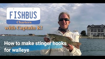DIY stinger hooks for walleye