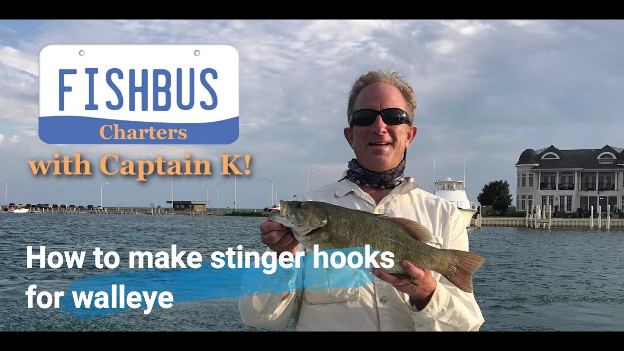 DIY stinger hooks for walleye 