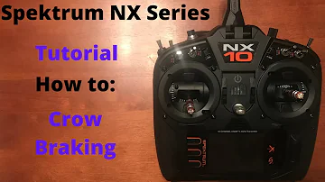 Spektrum NX Setup: Crow Braking Tutorial (NX6/NX8/NX10)