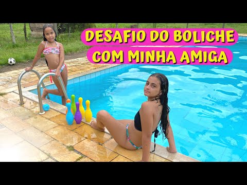 DESAFIO DA PISCINA//BRINCADEIRA  MUITO DIVERTIDA ENTRE AS AMIGAS 🤩🤩🤩