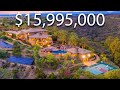 INSIDE A $15,995,000 ESTATE With BASKETBALL COURT And PRIVATE GOLF COURSE | Mansion Tour